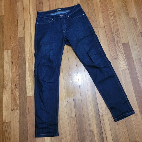 DUER L2X Slim Fit Performance Denim Jeans Stretch 30x30 Dark Wash Men's - Picture 1 of 7